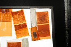 Photo Negative Bundle View Colour Advertising Spain Sign Building House Castle