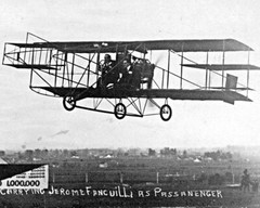 New Photo: Aviator Glenn Curtiss Demonstrates Biplane at Air Show – 6 Sizes!