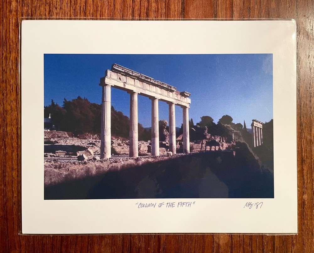 Original photographic print «Column of the Fifth» by Michael Blumenstock