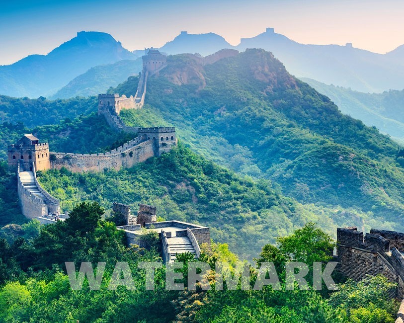GREAT WALL OF CHINA Glossy 8×10 Photo Ancient Architecture Poster
