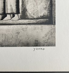 MAX YAVNO Original Signed Photograph Alfredo Ramos Martinez Flower Vendors Mural