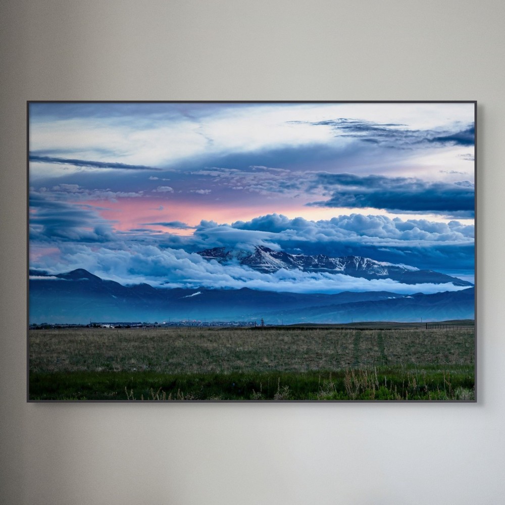 13×19 Fine Art Photography Print – Pikes Peak Sunset – Archival Photo Paper