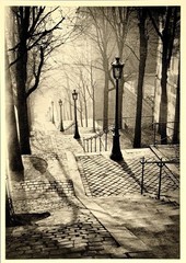 Brassaï Art Photo Print Card – The Steps of Montmartre, Paris – Fotofolio 4”x6”