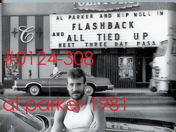 MALE PORTRAIT #0124-308 -al parker 1981 -free shipping in usa