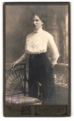 Photograph German Gober, Simbach a/Inn, Dultstrasse 2, portrait young lady in