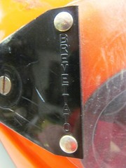 Helmet Roman 1970s Orange Orig. Vintage Retro Motorcycle Helmet Motorbike