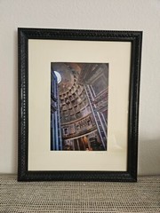 Black Framed Architectural Print Industrial Gothic style