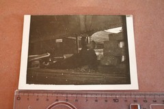 Great Old Photo – Work Volunteer Repairs Railway Car? 1924