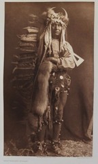Edward S. Curtis «Iron Breast – Piegan» From Original 1900 Photogravure Negative