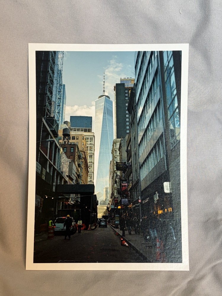 Original 5×7 NYC Photo Print, World Trade Center One – by 26ShdadesofGreen