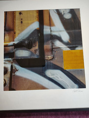 Robert Roscoe? Fine Art Photography, «Railroad Car #1» Hand Signed, Framed, Art