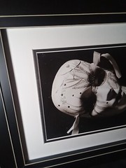 Original Art Black And White Photo (8×10) Matted And Framed 17.25×14.5 NOLA Mask
