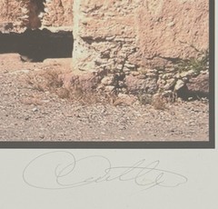 Charlotte Bell 1/100 Photo Art «Door to the Desert» Mineral de Pozos Mat 20×16