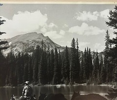 Original HARRY ROWED ‘Morning in the Valley’ Horseback in CANADA Mountains PHOTO