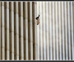 Unknown 911 victim jumping off one off the Towers