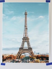 Eiffel Tower in Autumn- Fine Art Giclee Photographic Print