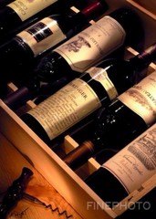 LARGE Original WINE ART Kitchen Decor Corkscrew 13×19 Signed Photo K.W. WRIGHT
