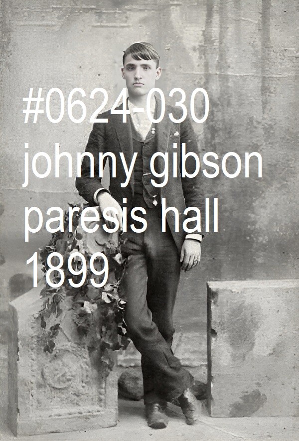 VINTAGE MALE PORTRAIT #0624-030 -paresis hall man, nyc 1899 -free shipping usa