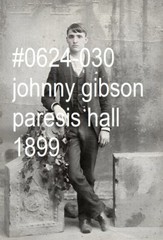 VINTAGE MALE PORTRAIT #0624-030 -paresis hall man, nyc 1899 -free shipping usa