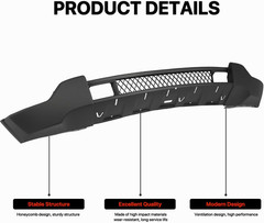 Front Bumper Grille Lower Grill Compatible with 2011-2013 Jeep Grand Cherokee Re
