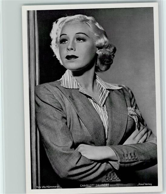 40137800 – Charlott Daudert Photo 13x18cm Film Actor