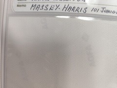 Photo Massey Harris tractor hauler tractor photo FM