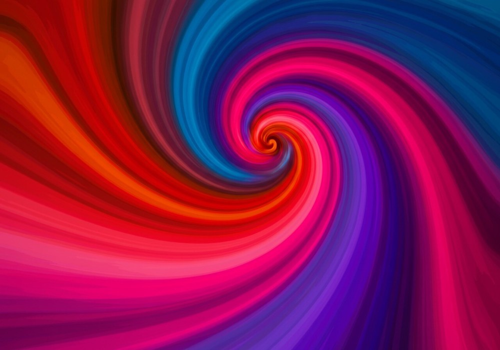 Digital Image Picture Photo Wallpaper Background AI Art Colorful Swirl 1
