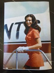 Vintage Lot of 10 Risque Airline Stewardess 5×7 Photos – 1970s Limited Edition