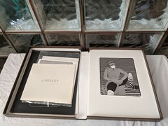 J SEELEY striking ORIGINAL abstract op art offset print photograph artist proof!