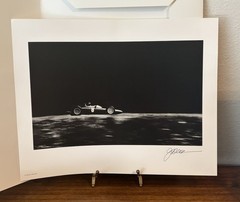 JESSE ALEXANDER Vintage Signed Portfolio of Car Racing Photographs, 186/250