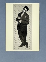 Dizzy Gillespie Art Photo Print Card By William P. Gottlieb (1917-2006)