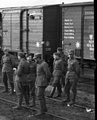 Polish soldiers fleeing from Nazis and Communists in Hungary World War II, by Sz