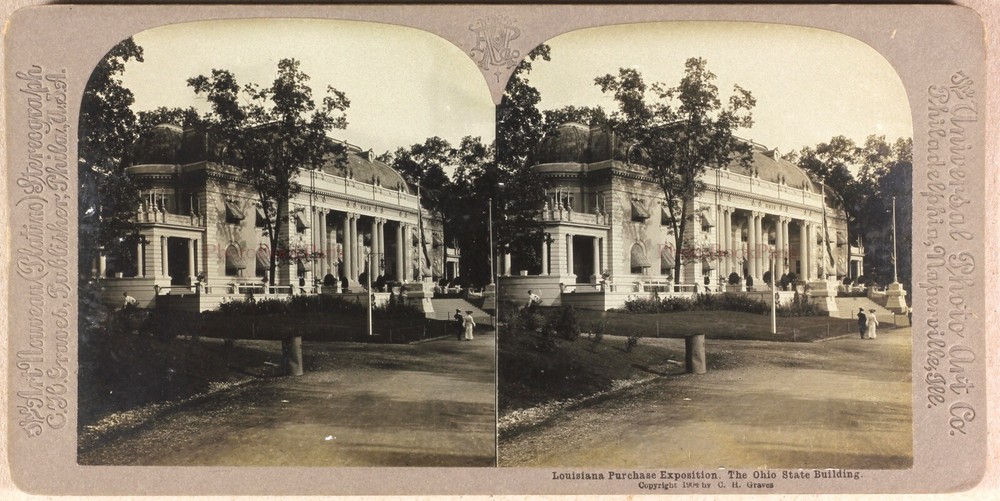 USA Louisiana Buy Exhibition The Ohio State Building Photo Stereo 1904