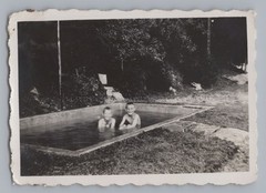 Beatenberg Switzerland 1929 – Paddling Pool at Schweigerhof – Old Photo 1920s