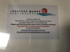 Jonathan Marks Sydney Australia 8 1/2″ x 17 3/4″ Signed Photograph Sealed New
