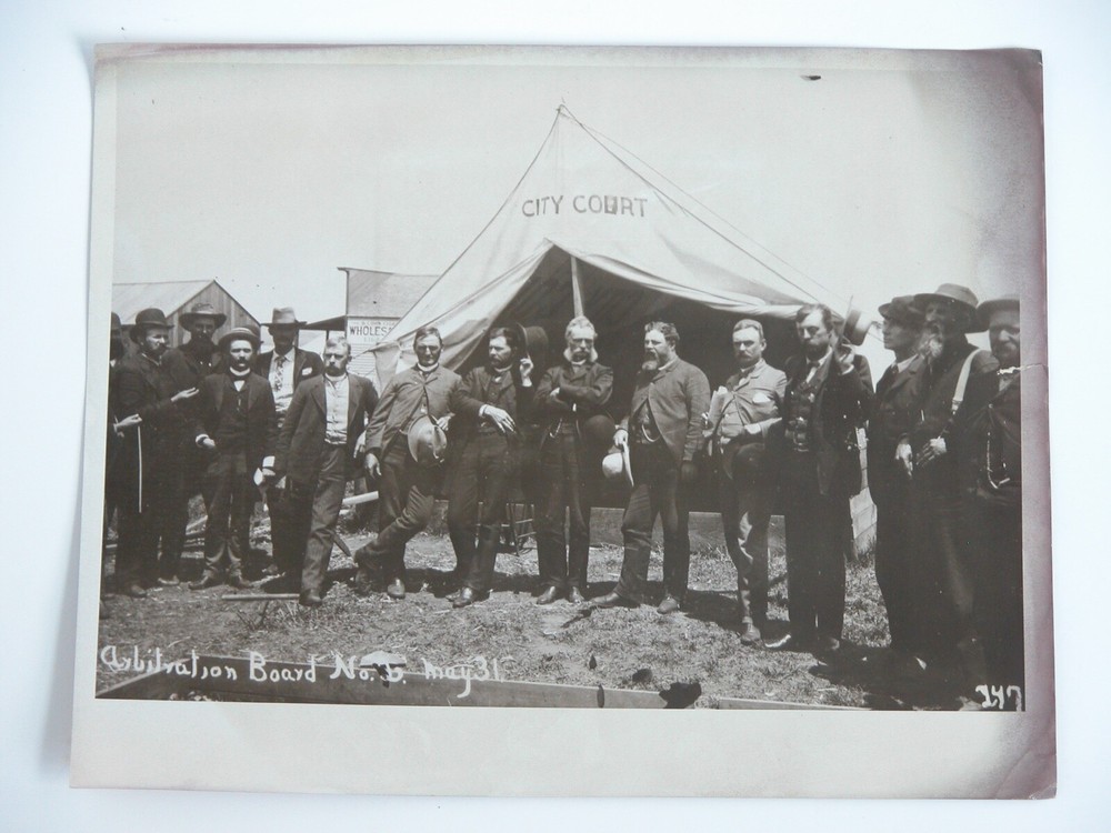 Vtg A.P. Swearingen LAND RUN 1899 Photograph OK Arbitration Board Guthrie O.T.