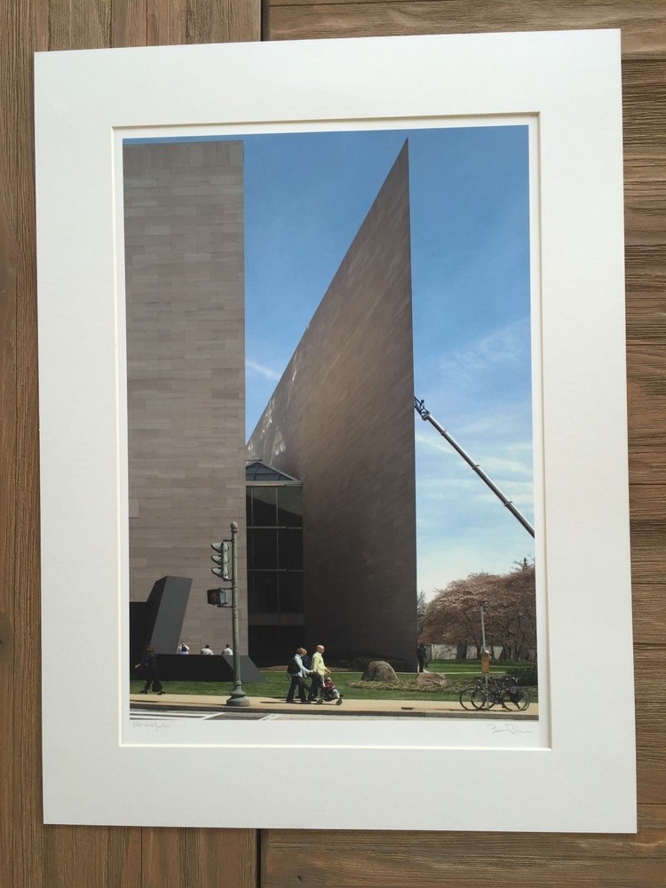BRUCE BLUM SIGNED COLOR Photo Print (17″X 21″)-«National Gallery «