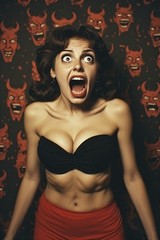 5 ~ 4X6 Glossy HORROR Fine Art ‘ SCREAM QUEEN ‘ Photo FANTASY Set ! 211359080