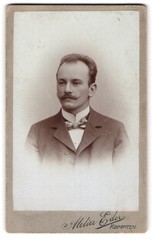 Photography Atelier Eder, Kempten, portrait of a man with distinctive mustache