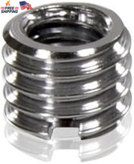 Foto&Tech Metal 1/4 Inch to 3/8 Inch Tripod Thread Adapter, Easy Mount Convert S