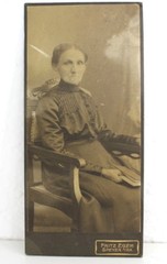 Vintage Photograph – Fritz Egem – Speyer A/RM Woman Sitting Circa 1908