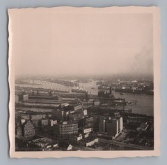 Hamburg – Port War Damage Reconstruction – Old Photo 1950s