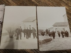 Photo Process Antique 1900 Saint Alban On Limagnole (48) Holidays From Village