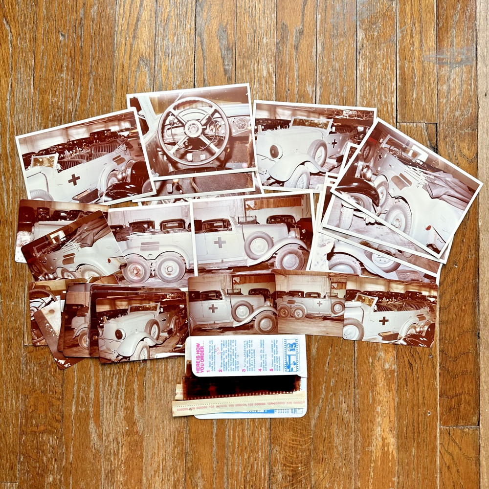 25+ Original Photos/Negatives 1930s DAIMLER MERCEDES-BENZ G4 W31 LOT