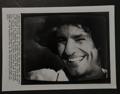 Radical Abbie Hoffman Press Photograph 7×9.5, b/w 1975