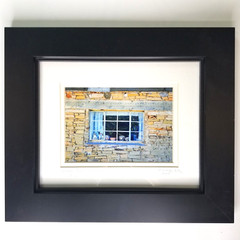Kathy Zimmerman Photography Acoma New Mexico Stone Building & Window Frame /Matt