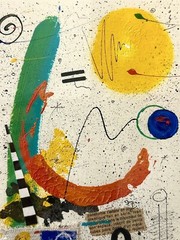 VERY COOL MIXED MEDIA PAINTING BY JOSEPH BRETON COLLABORATOR W/ ARTHUR SECUNDA