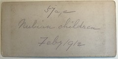Egypt Children Nubian Photograph PL35P Stereo Vintage Analog 1912