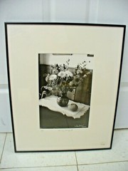 MATTED PHOTOGRAPHY Spring Bouquet A/P By Larry Santucci 2006 Framed 16×20