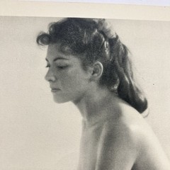 Vintage 20th Century Women’s Art Nude Photography Print White Black 20×30